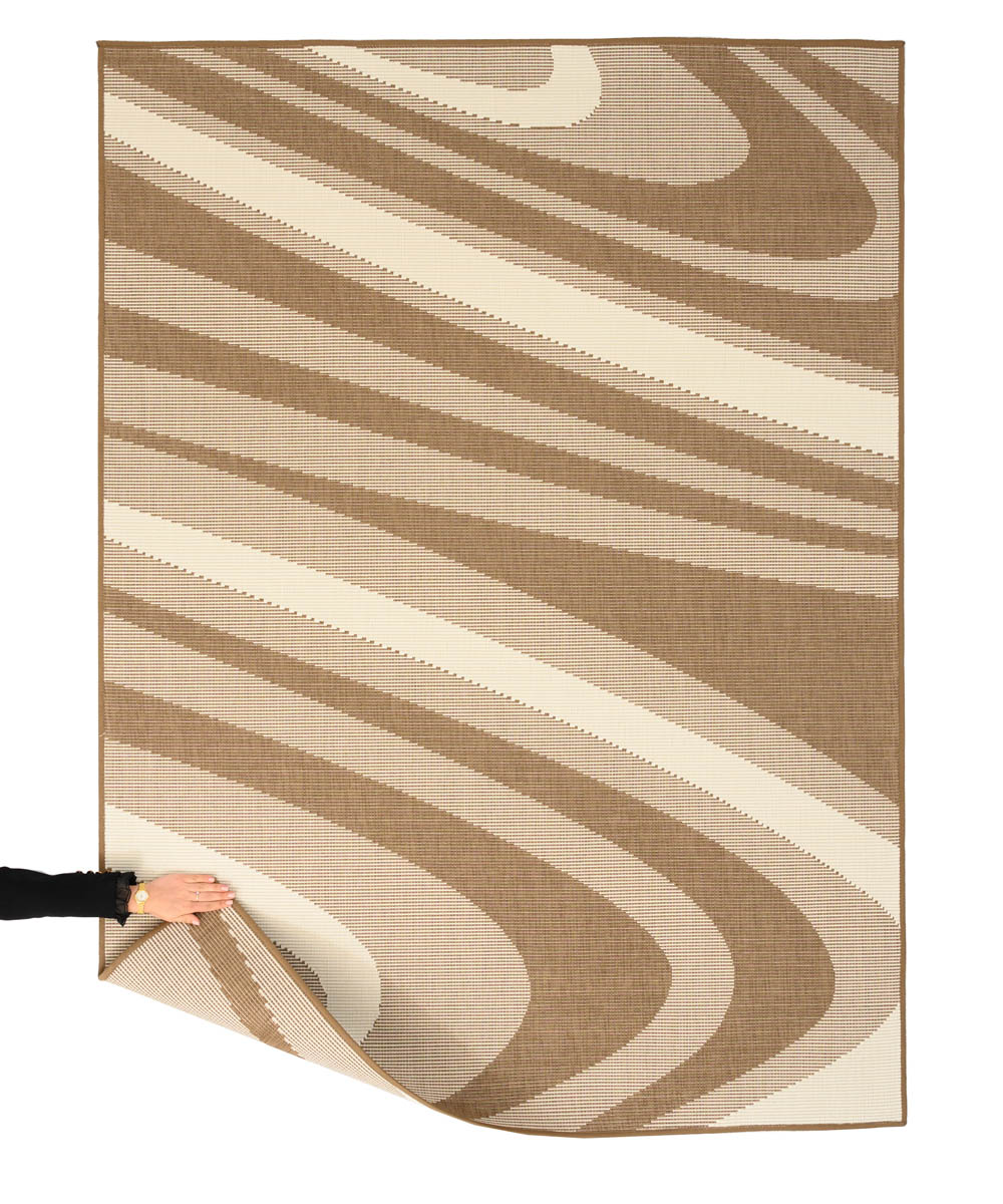 Tapis extérieur moderne - Flip Saturn brun clair Tapis extérieur moderne - Flip Saturn brun clair