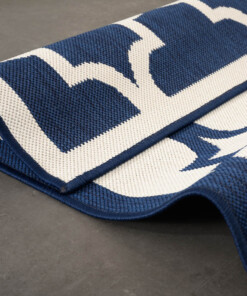 Tapis extérieur retro - Flip Lucky bleu foncé Tapis extérieur retro - Flip Lucky bleu foncé