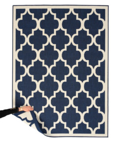 Tapis extérieur retro - Flip Lucky bleu foncé Tapis extérieur retro - Flip Lucky bleu foncé