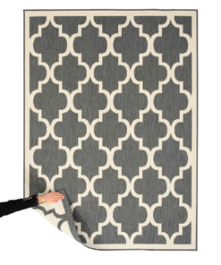 Tapis extérieur retro - Flip Lucky gris Tapis extérieur retro - Flip Lucky gris