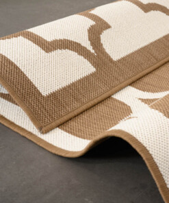 Tapis extérieur retro - Flip Lucky brun clair Tapis extérieur retro - Flip Lucky brun clair