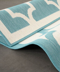 Tapis extérieur retro - Flip Lucky turquoise Tapis extérieur retro - Flip Lucky turquoise