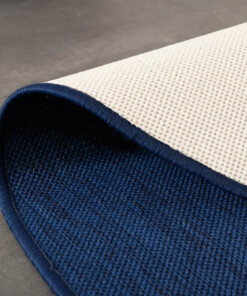 Tapis extérieur rond uni - Flip bleu foncé Tapis extérieur rond uni - Flip bleu foncé