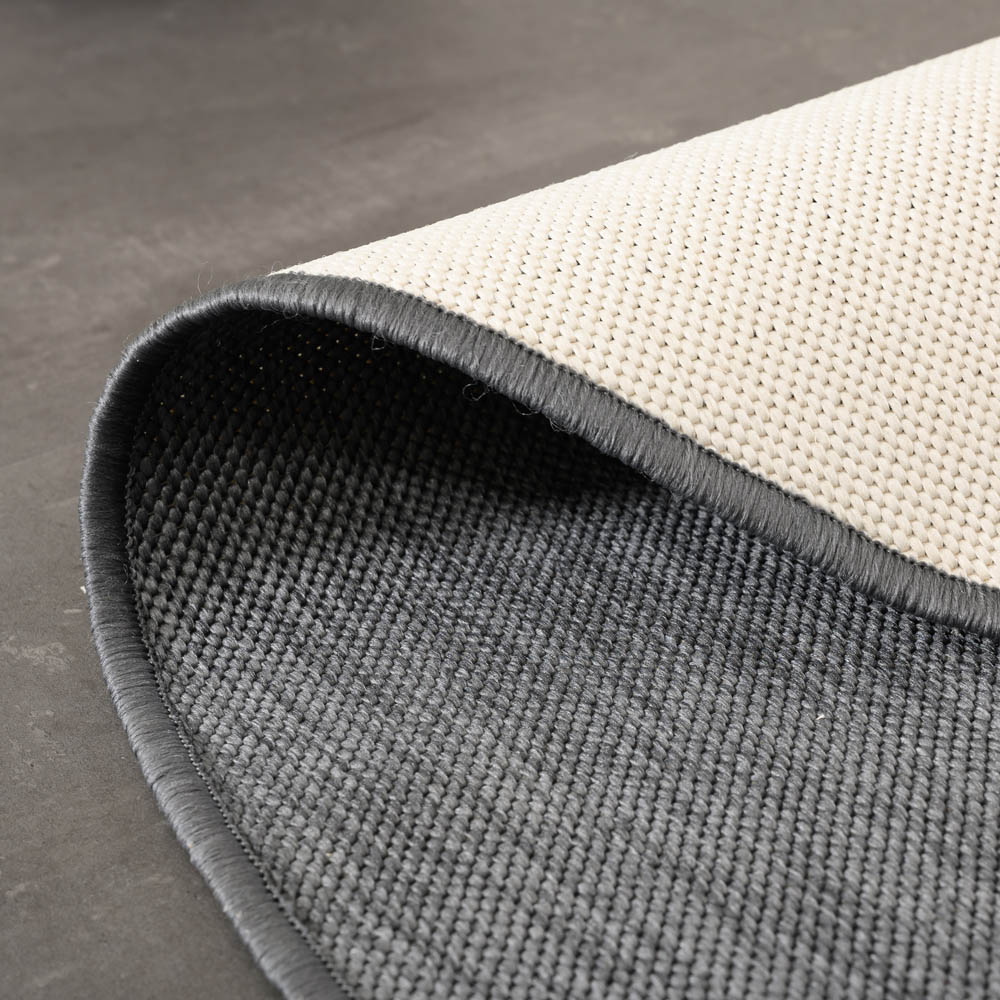 Tapis extérieur rond uni - Flip gris Tapis extérieur rond uni - Flip gris