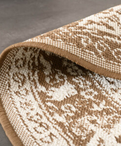 Tapis extérieur rond vintage - Flip Agnes brun clair Tapis extérieur rond vintage - Flip Agnes brun clair