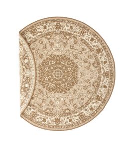 Tapis extérieur rond vintage - Flip Agnes brun clair Tapis extérieur rond vintage - Flip Agnes brun clair