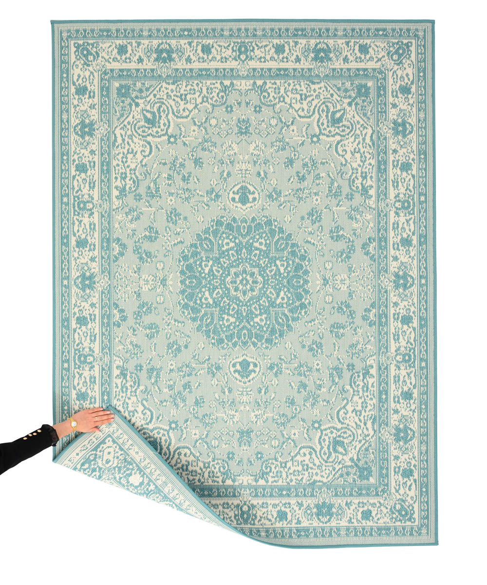 Tapis extérieur vintage - Flip Agnes turquoise Tapis extérieur vintage - Flip Agnes turquoise