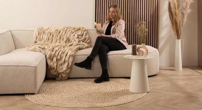 tapis jute rond