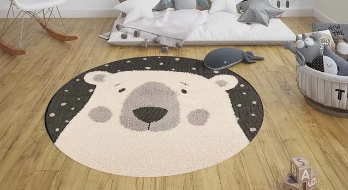 tapis rond enfant