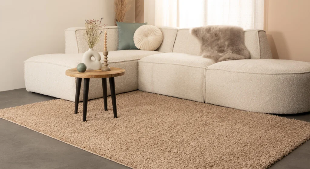 tapis marron clair