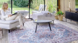 Tapis Extérieur Bleu