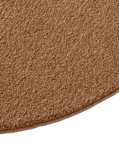 Tapis rond poil ras - Bliss terre cuite - close up