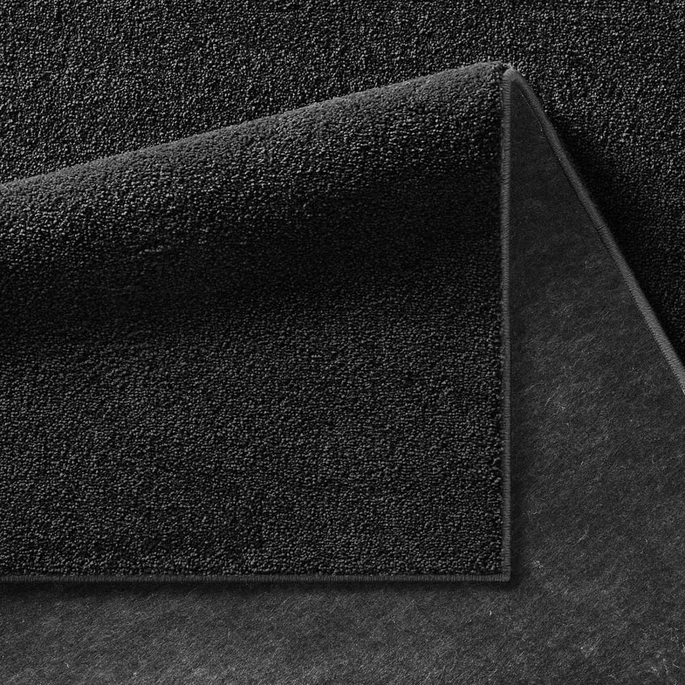 Tapis carré poil ras - Bliss noir - close up Tapis carré poil ras - Bliss noir - close up