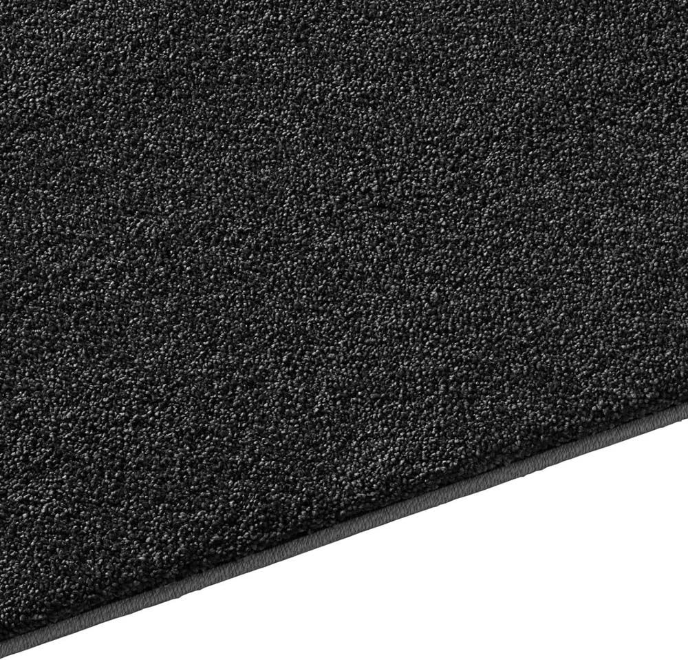 Tapis carré poil ras - Bliss noir - close up Tapis carré poil ras - Bliss noir - close up