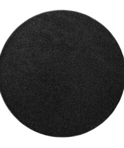 Tapis rond poil ras - Bliss noir - overzicht