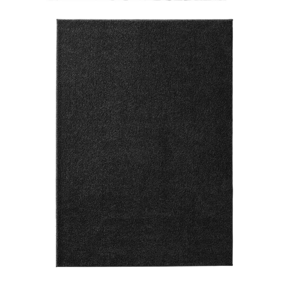 Tapis carré poil ras - Bliss noir - overzicht Tapis carré poil ras - Bliss noir - overzicht