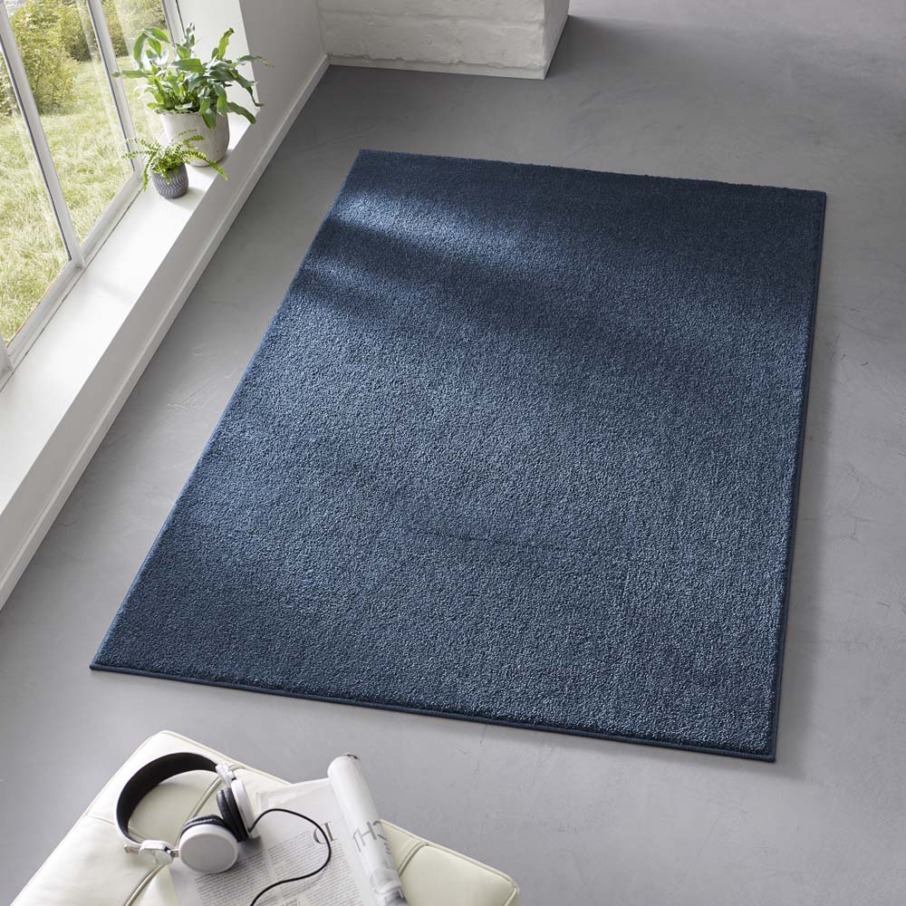 Tapis de couloir poil ras - Bliss bleu foncé - sfeer Tapis de couloir poil ras - Bliss bleu foncé - sfeer