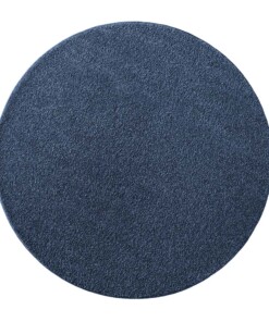 Tapis rond poil ras - Bliss bleu foncé - overzicht, thumbnail Tapis rond poil ras - Bliss bleu foncé - overzicht, thumbnail