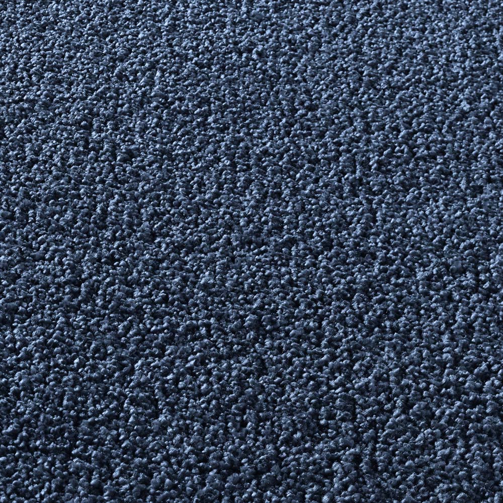 Tapis de couloir poil ras - Bliss bleu foncé - close up Tapis de couloir poil ras - Bliss bleu foncé - close up