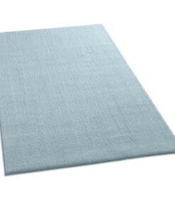 Tapis doux - Lior bleu clair (lavable à 30 °C) - overzicht