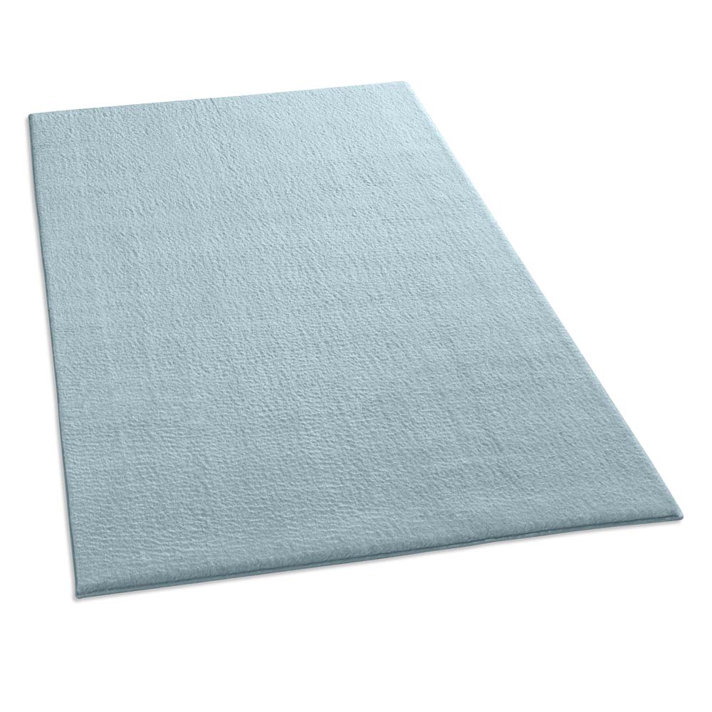Tapis doux - Lior bleu clair (lavable à 30 °C) - overzicht Tapis doux - Lior bleu clair (lavable à 30 °C) - overzicht