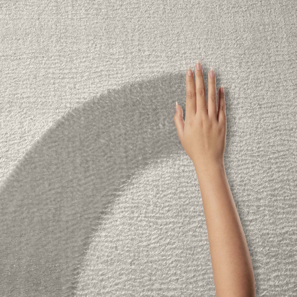 Tapis rond doux - Lior naturel (lavable à 30 °C) - close up Tapis rond doux - Lior naturel (lavable à 30 °C) - close up