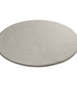 Tapis rond doux - Lior naturel (lavable à 30 °C) - overzicht