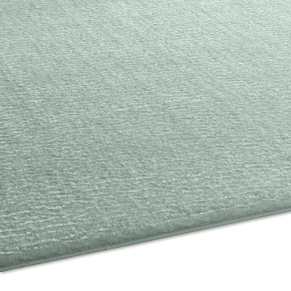 Tapis doux - Lior vert menthe (lavable à 30 °C) - close up Tapis doux - Lior vert menthe (lavable à 30 °C) - close up