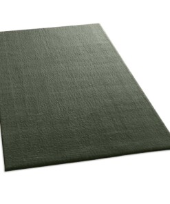 Tapis doux - Lior vert foncé (lavable à 30 °C) - overzicht