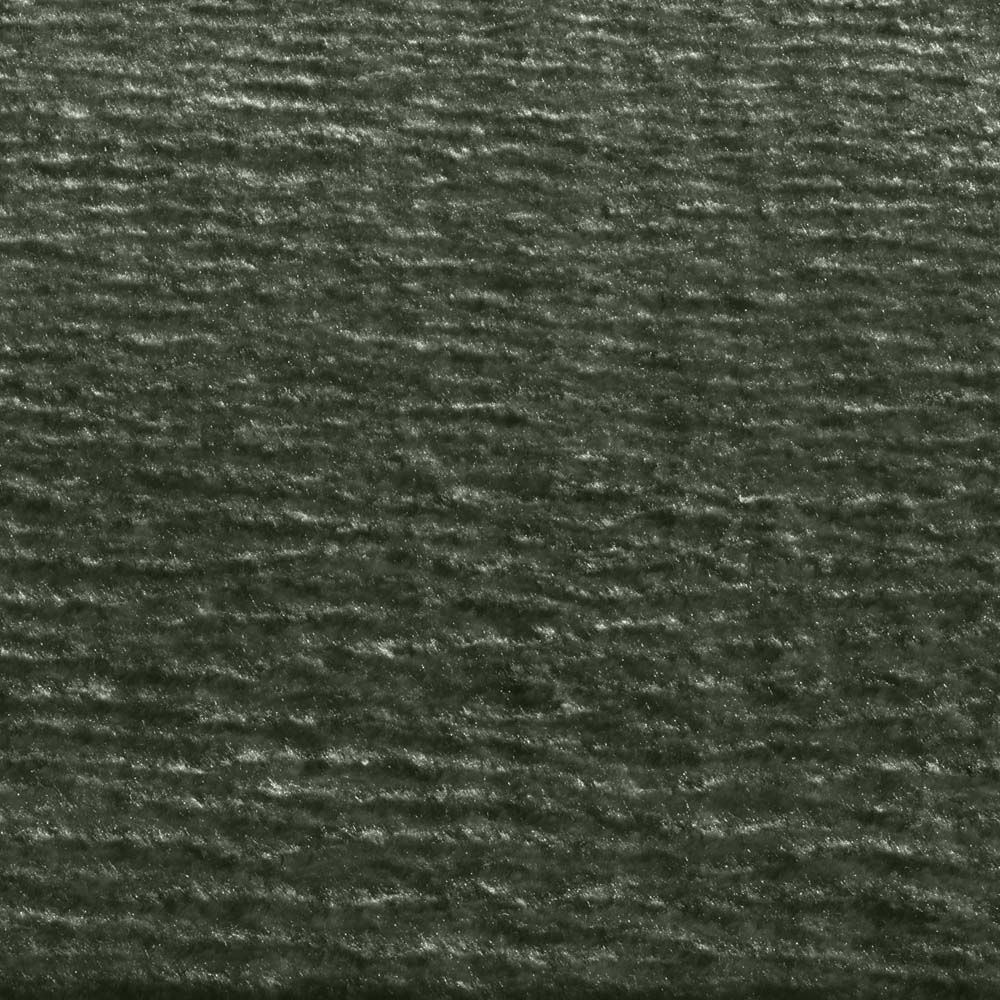 Tapis rond doux - Lior vert foncé (lavable à 30 °C) - close up Tapis rond doux - Lior vert foncé (lavable à 30 °C) - close up