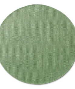 Tapis extérieur rond - Elara vert - overzicht