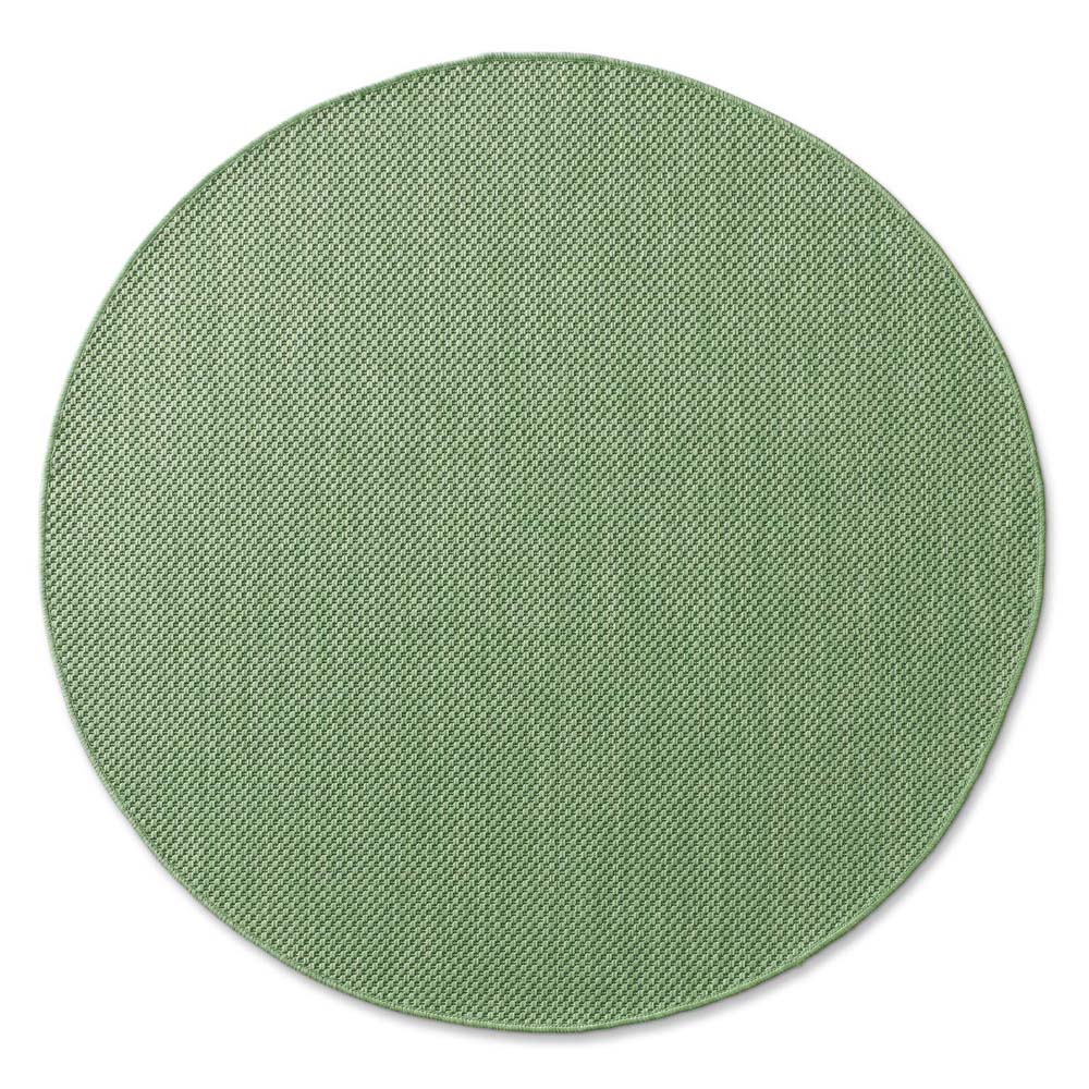 Tapis extérieur rond - Elara vert - overzicht Tapis extérieur rond - Elara vert - overzicht