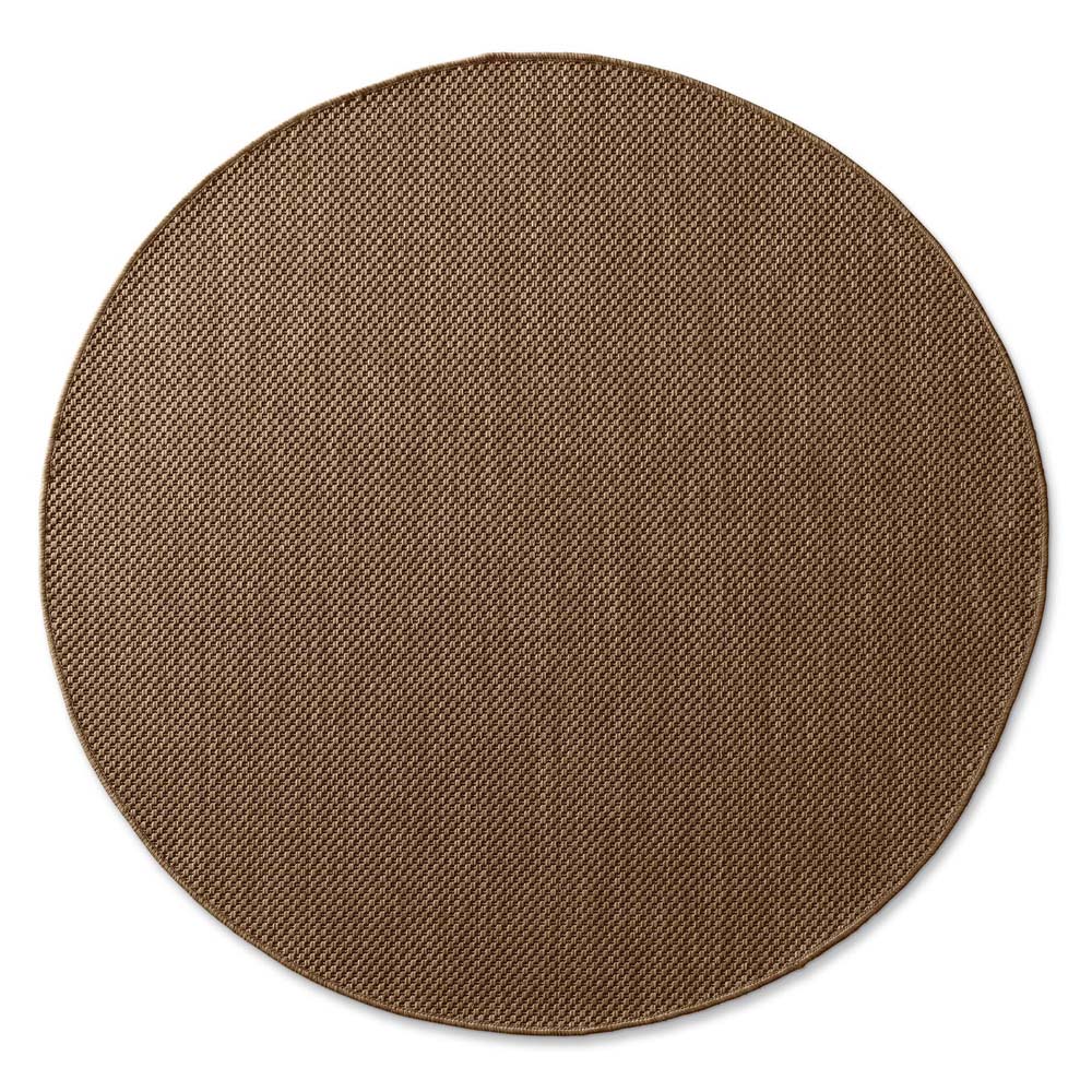Tapis extérieur rond - Elara marron - overzicht Tapis extérieur rond - Elara marron - overzicht