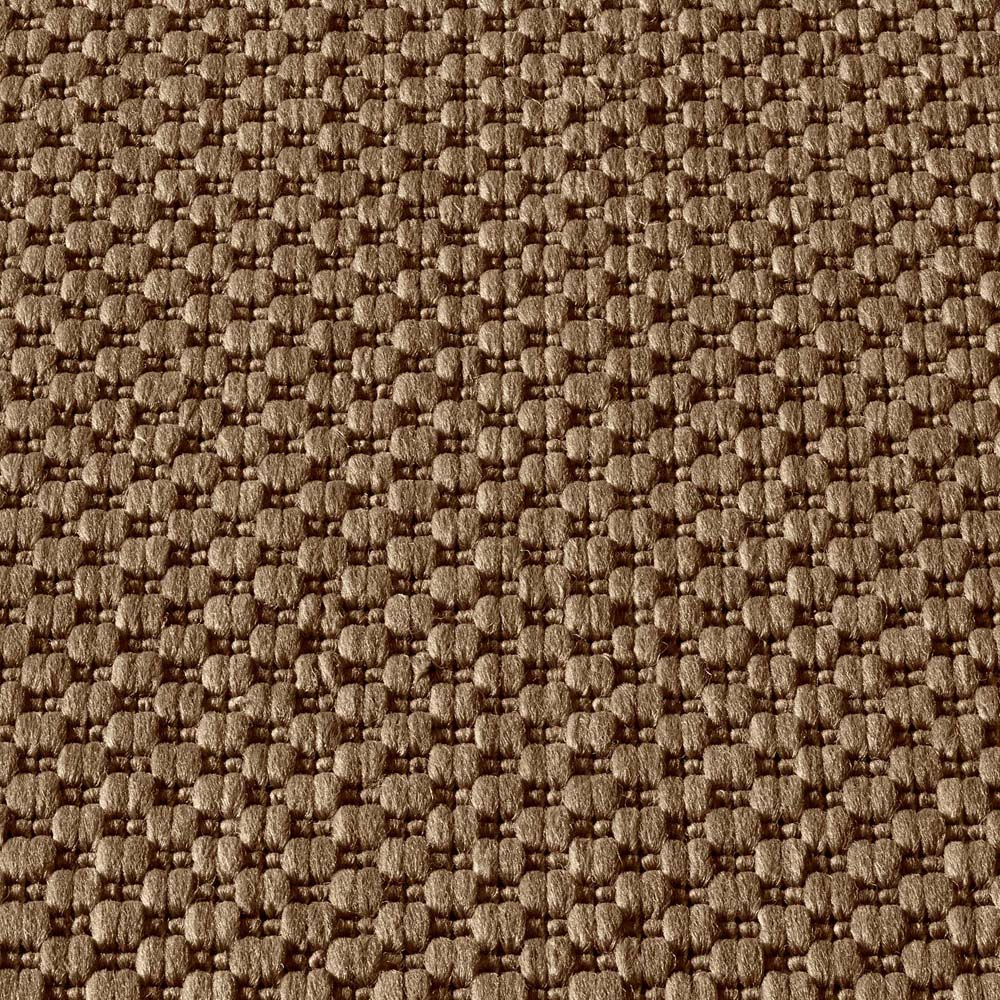 Tapis extérieur rond - Elara marron - close up Tapis extérieur rond - Elara marron - close up