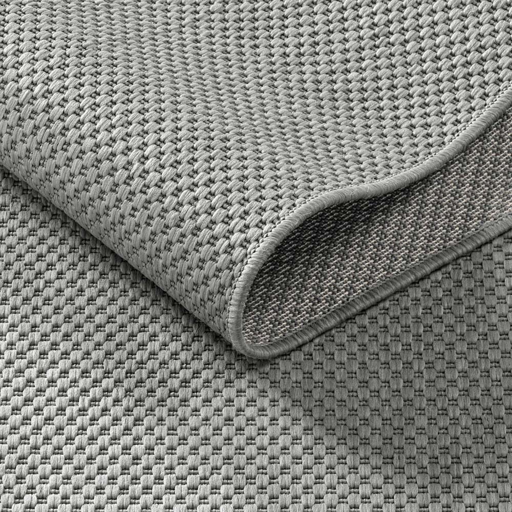 Tapis extérieur - Elara gris - close up Tapis extérieur - Elara gris - close up