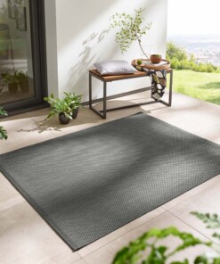 Tapis extérieur - Elara anthracite - sfeer