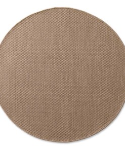 Tapis extérieur rond - Elara beige - overzicht