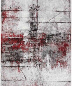 Tapis abstrait - Arlo rouge - overzicht