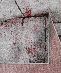 Tapis abstrait - Arlo rouge - close up, thumbnail Tapis abstrait - Arlo rouge - close up, thumbnail