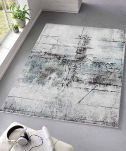 Tapis abstrait - Arlo bleu - sfeer