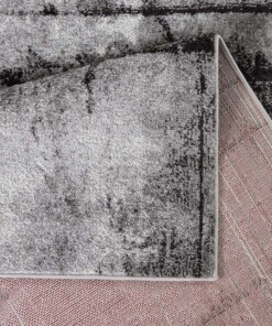 Tapis abstrait - Arlo gris - close up, thumbnail Tapis abstrait - Arlo gris - close up, thumbnail