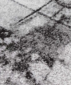 Tapis abstrait - Arlo gris - close up, thumbnail Tapis abstrait - Arlo gris - close up, thumbnail