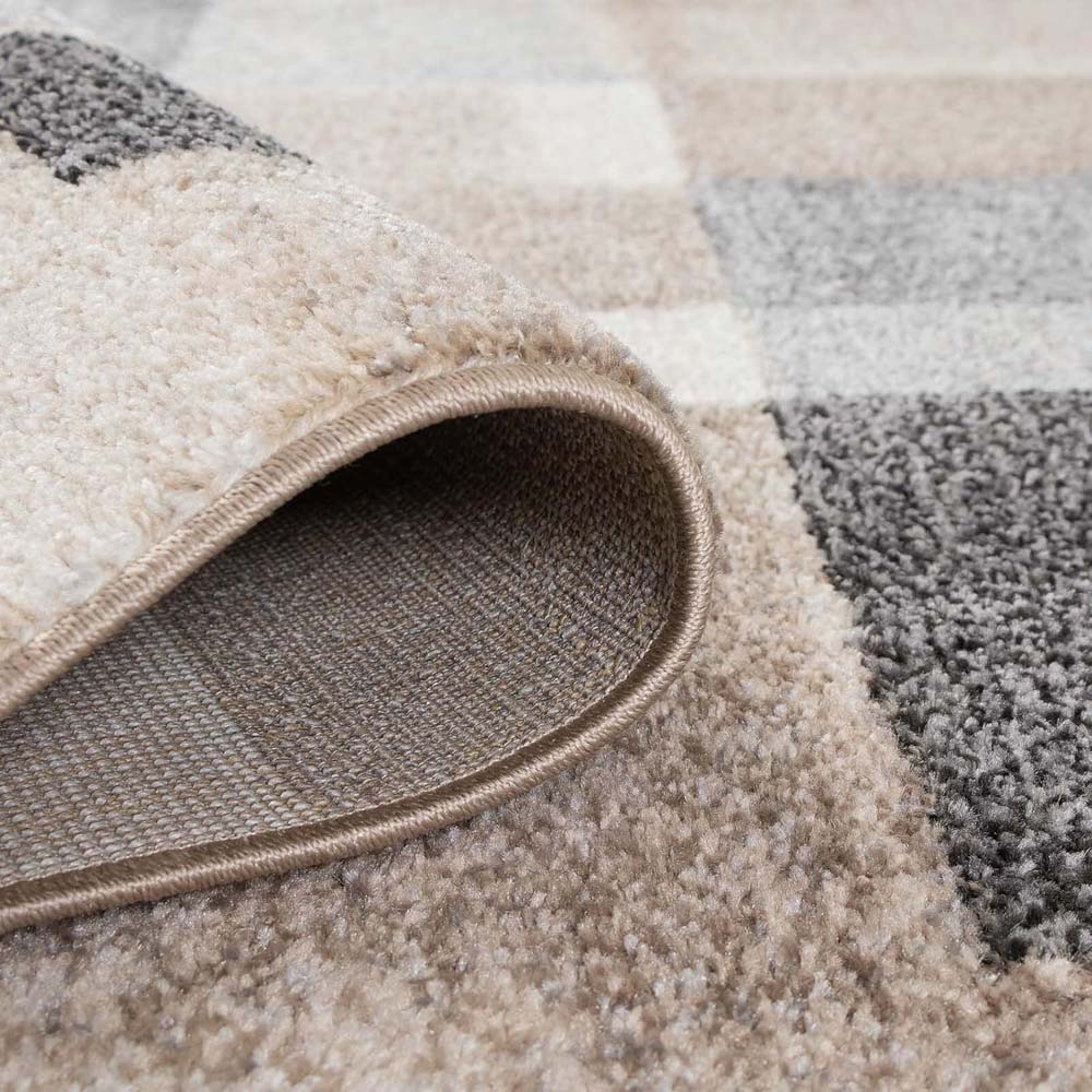 Tapis moderne - Cleo gris/beige - close up Tapis moderne - Cleo gris/beige - close up
