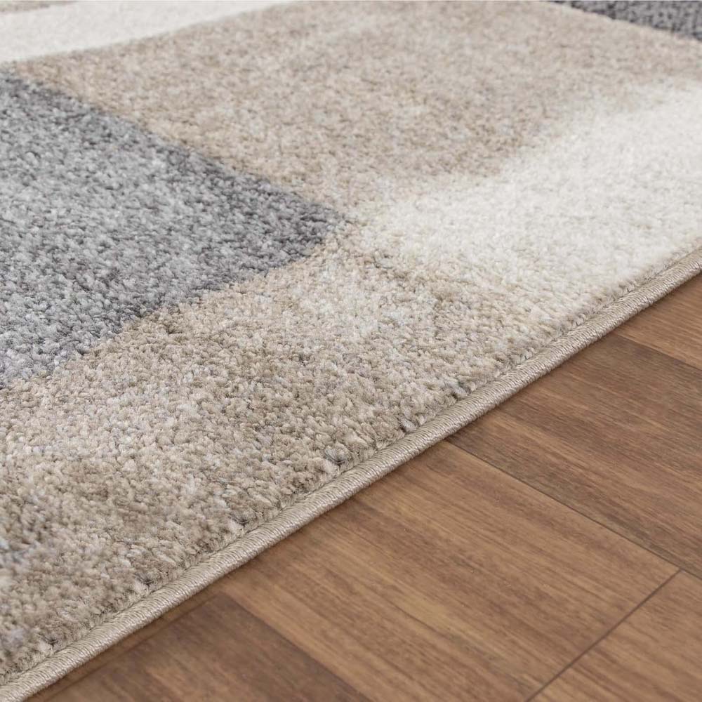 Tapis moderne - Cleo gris/beige - close up Tapis moderne - Cleo gris/beige - close up
