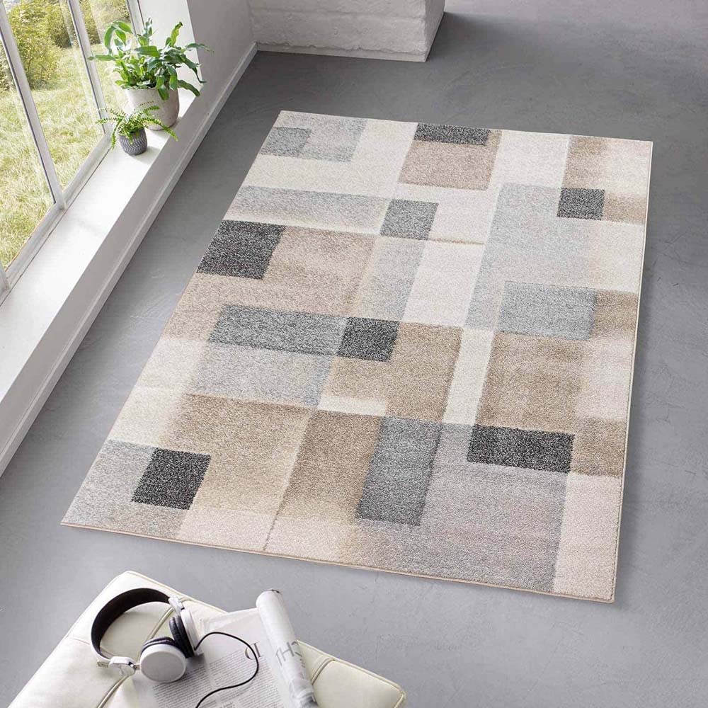 Tapis moderne - Cleo gris/beige - sfeer Tapis moderne - Cleo gris/beige - sfeer