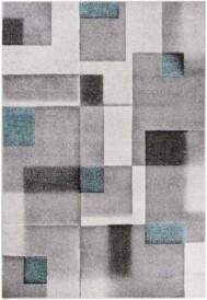 Tapis moderne - Cleo gris/bleu - overzicht, thumbnail