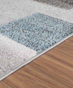 Tapis moderne - Cleo gris/bleu - close up, thumbnail Tapis moderne - Cleo gris/bleu - close up, thumbnail