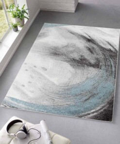 Tapis moderne - Axis bleu - sfeer