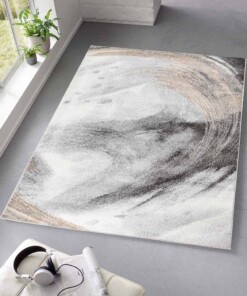 Tapis moderne - Axis gris/beige - sfeer