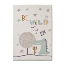 Tapis enfant dinosaure - Animigo No.1 crème/multi - overzicht, thumbnail